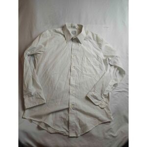Vtg 90s Hennessy Dress Shirt Mens 16 32/33 Corporate Office Light Academia USA